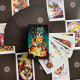 Таро Карты Eight Coins Tattoo Tarot «Восемь монет», колода в стиле тату