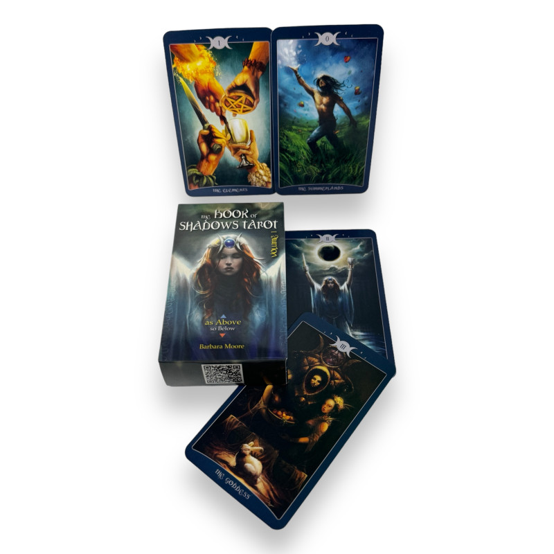 Карты Таро Book of Shadows Tarot «Книга Теней» Барбары Мур, уменьшенная колода