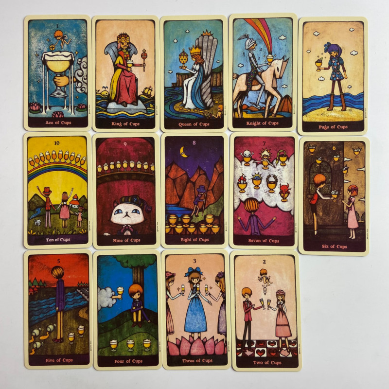 Карты Таро Delos Tarot Делоса уменьшенная колода в стиле Райдера-Уэйта