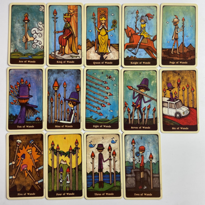 Карты Таро Delos Tarot Делоса уменьшенная колода в стиле Райдера-Уэйта
