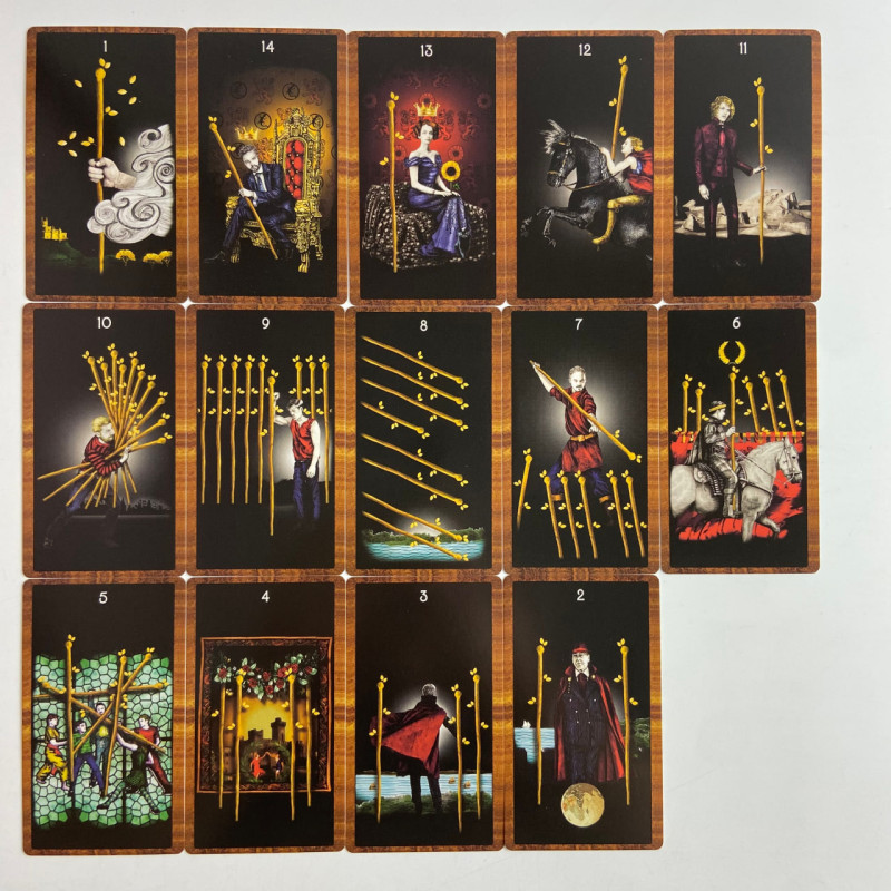 Карты Таро Dancing in the Dark Tarot «Танцы в темноте», уменьшенная колода