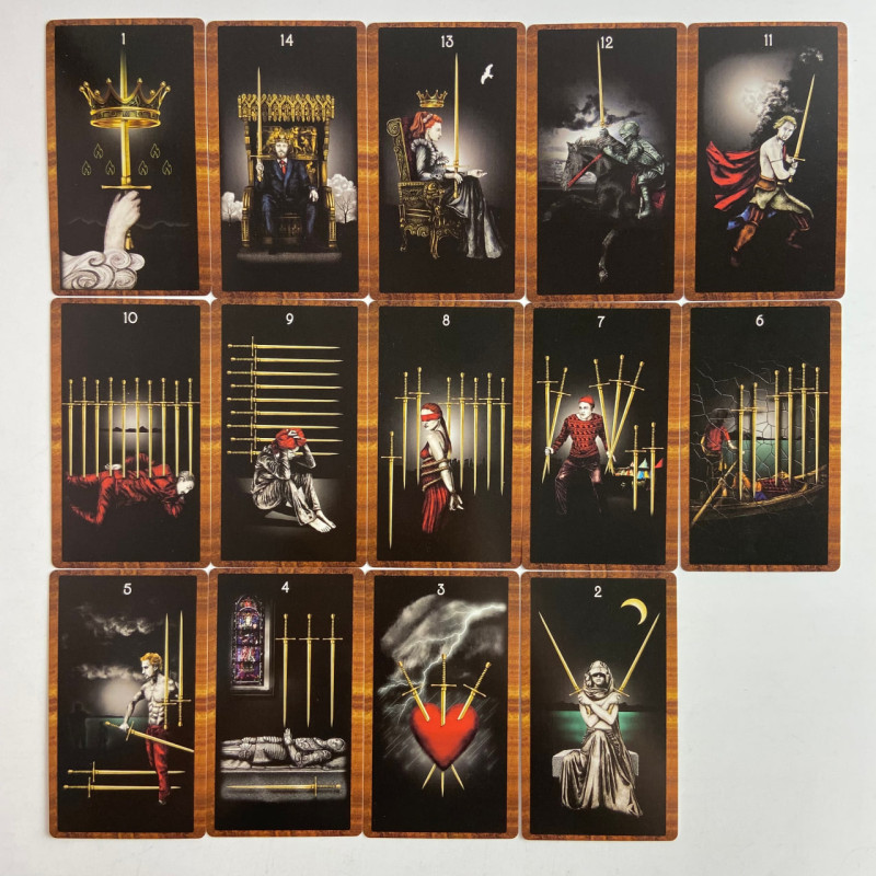Карты Таро Dancing in the Dark Tarot «Танцы в темноте», уменьшенная колода