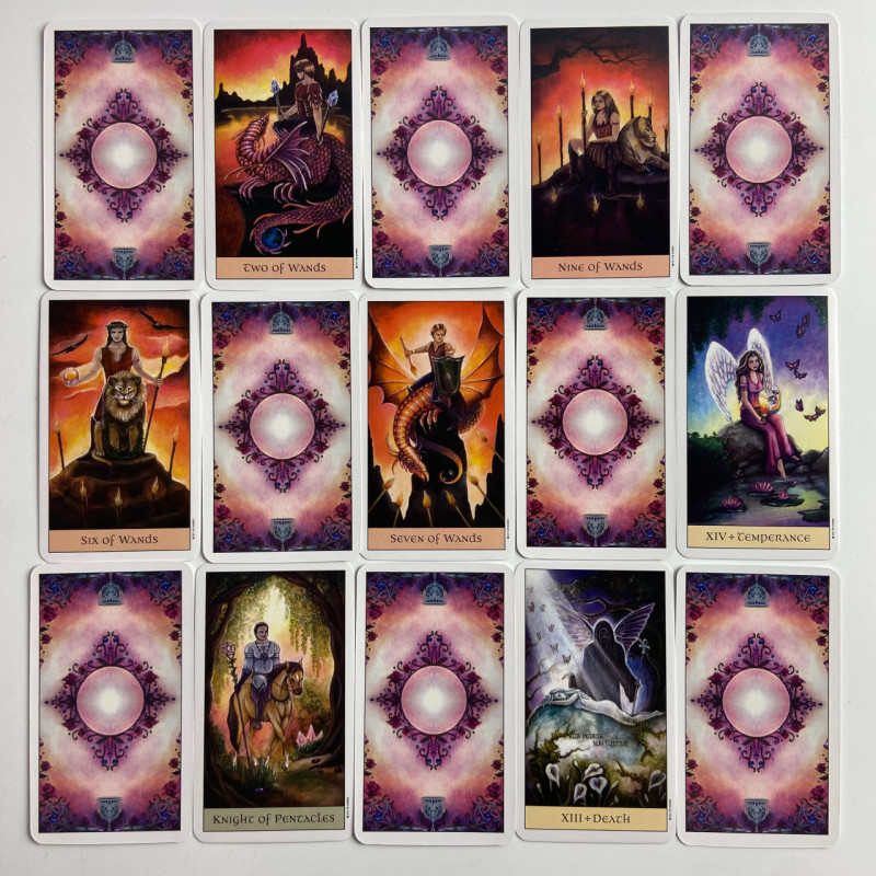 Карти Таро Crystal Visions Tarot Кришталевого Бачення міні колода фентезі