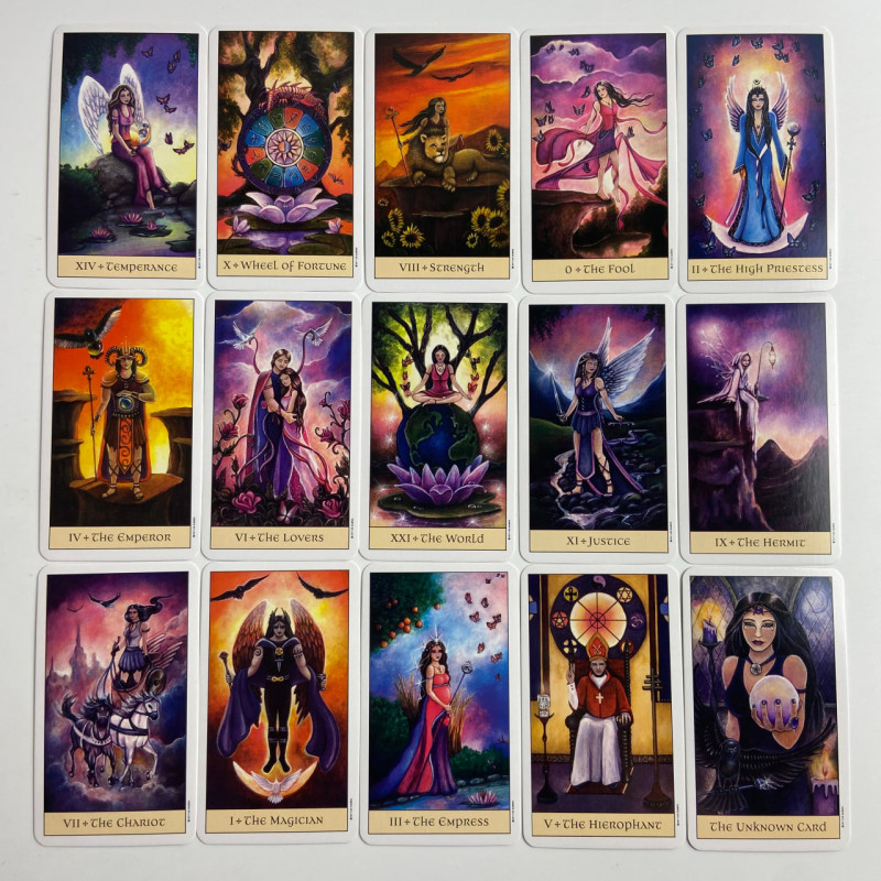 Карти Таро Crystal Visions Tarot Кришталевого Бачення міні колода фентезі