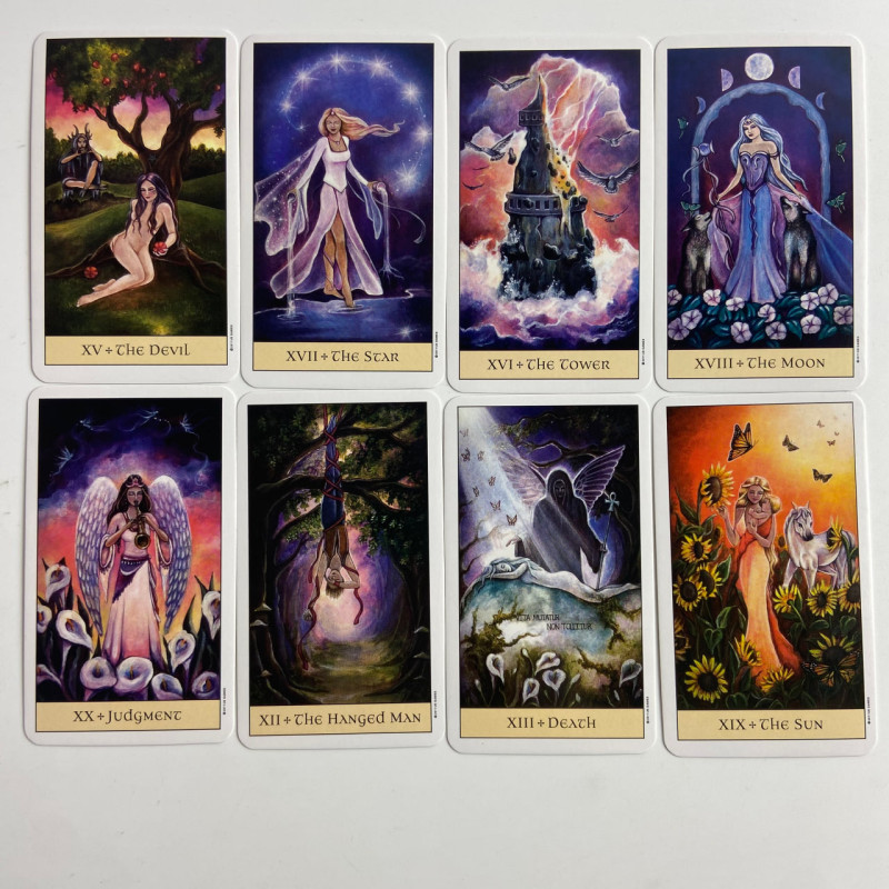 Карти Таро Crystal Visions Tarot Кришталевого Бачення міні колода фентезі