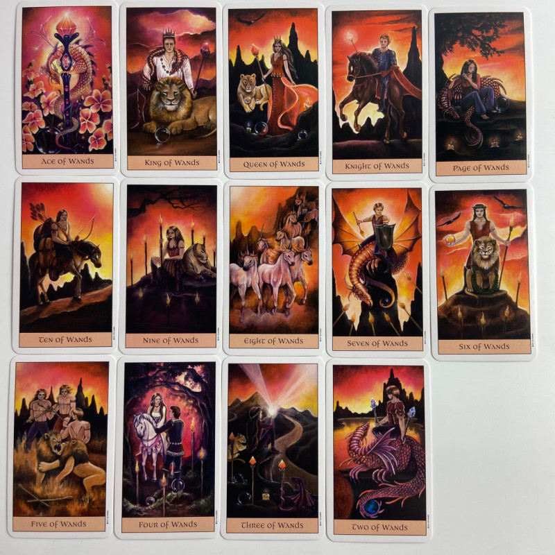 Карти Таро Crystal Visions Tarot Кришталевого Бачення міні колода фентезі
