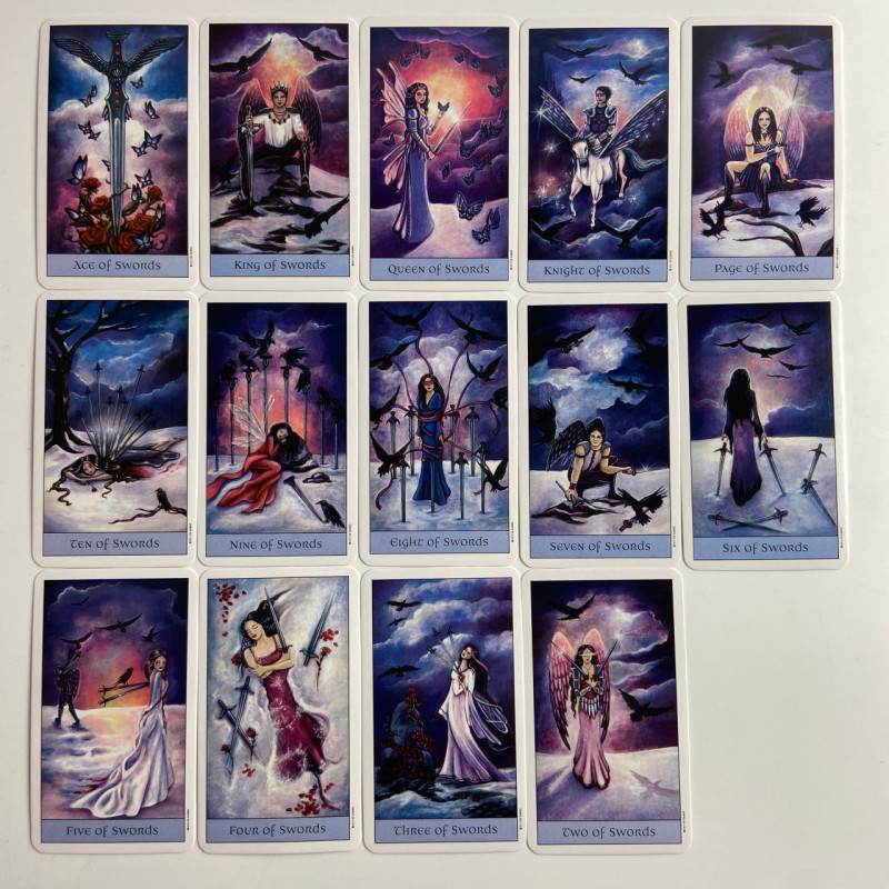 Карти Таро Crystal Visions Tarot Кришталевого Бачення міні колода фентезі