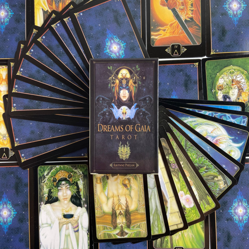 Таро-карты Dreams of Gaia Tarot «Мечты Гайи», уменьшенная колода, на английском