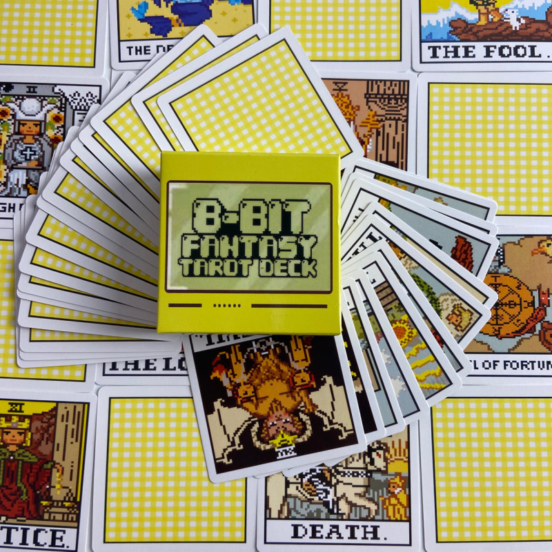 Карты Таро Super 8-Bit Tarot восьмибитное пиксельное Таро Райдера-Уэйта