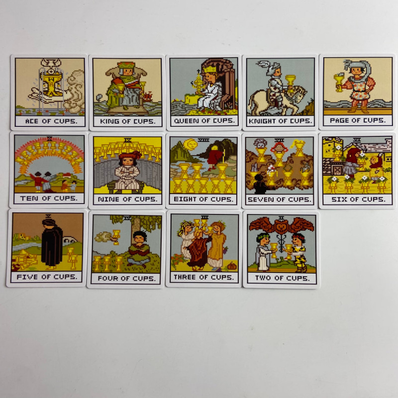 Карты Таро Super 8-Bit Tarot восьмибитное пиксельное Таро Райдера-Уэйта