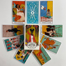 Карты Таро Modern Witch Tarot «Современная ведьма» колода Уэйта на английском