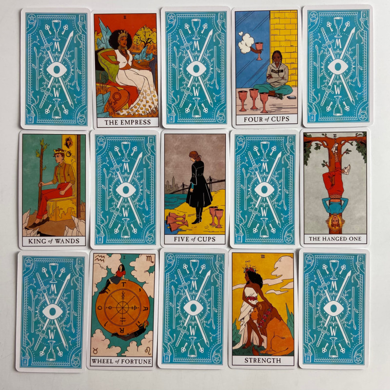 Карты Таро Modern Witch Tarot «Современная ведьма» колода Уэйта на английском