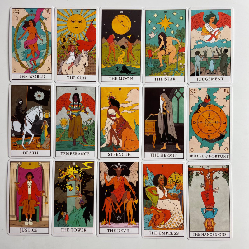Карты Таро Modern Witch Tarot «Современная ведьма» колода Уэйта на английском