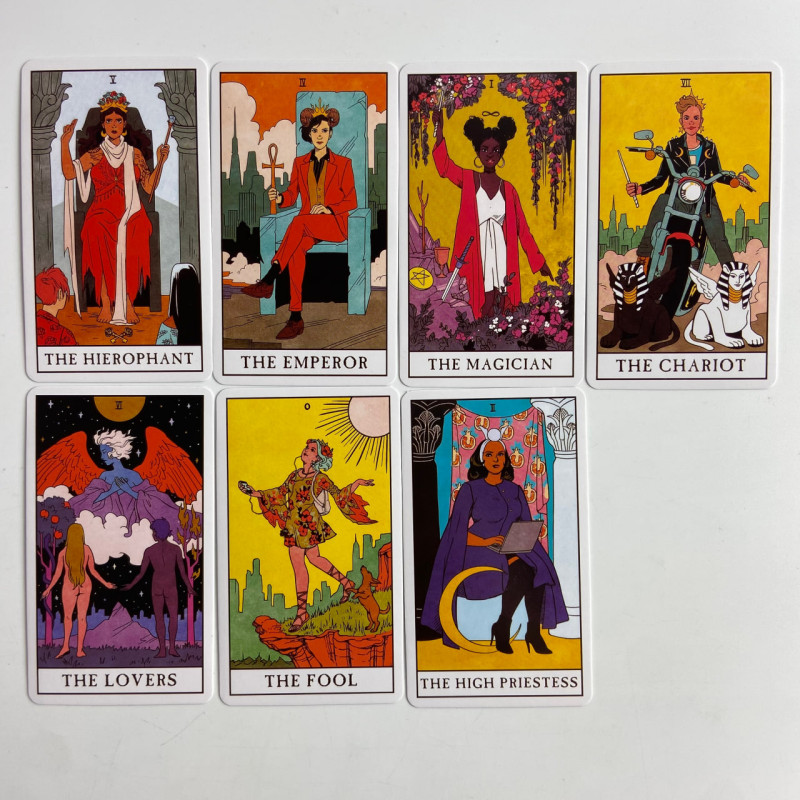 Карты Таро Modern Witch Tarot «Современная ведьма» колода Уэйта на английском
