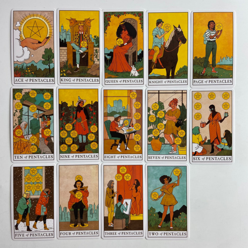 Карты Таро Modern Witch Tarot «Современная ведьма» колода Уэйта на английском