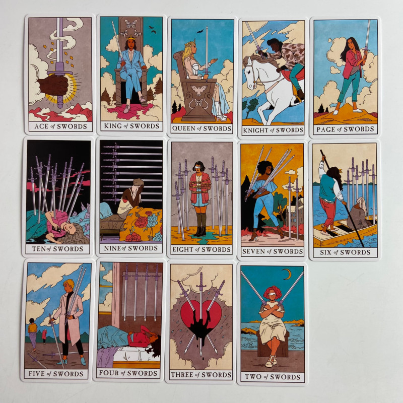 Карты Таро Modern Witch Tarot «Современная ведьма» колода Уэйта на английском