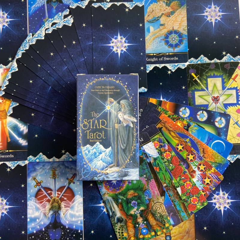 Карты Таро The Star Tarot 2nd Edition Звёздное таро мини-колода на английском