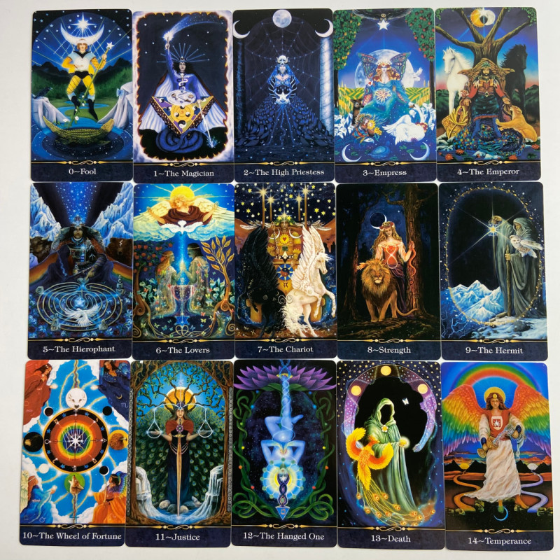 Карты Таро The Star Tarot 2nd Edition Звёздное таро мини-колода на английском