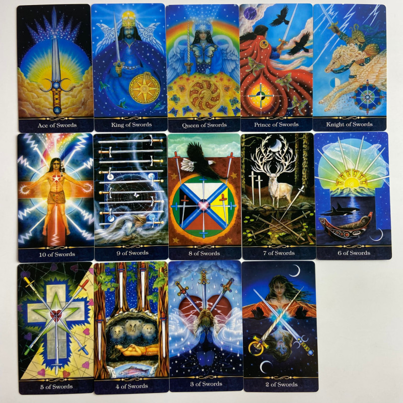 Карты Таро The Star Tarot 2nd Edition Звёздное таро мини-колода на английском
