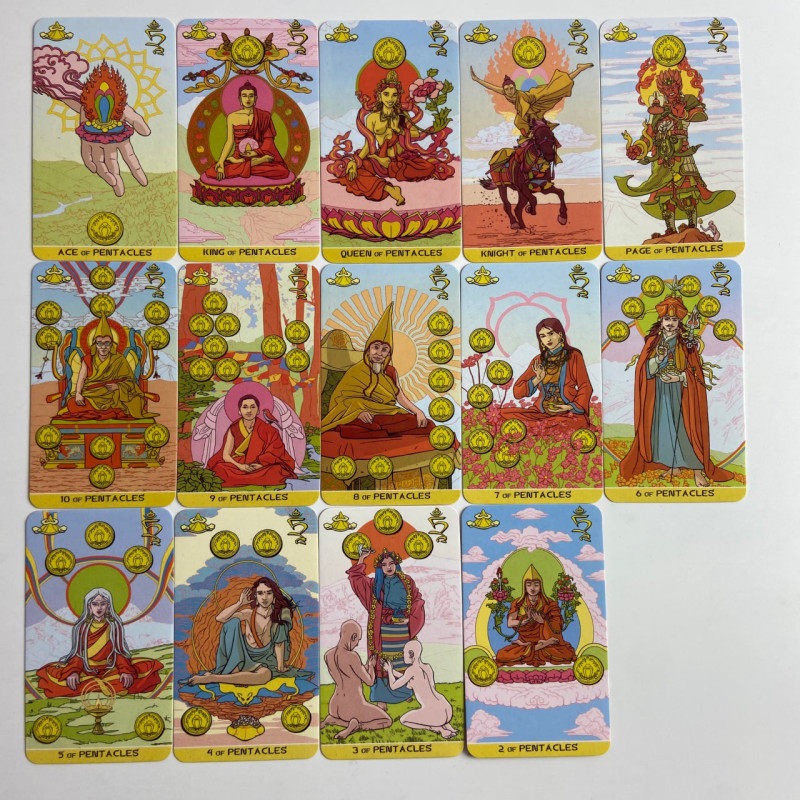 Карты Таро Сиддхартха Siddhartha Tarot буддийская тематика уменьшенная колода