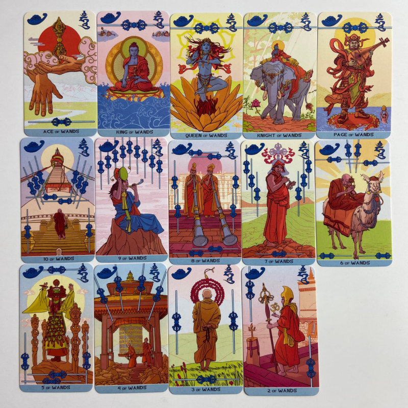 Карты Таро Сиддхартха Siddhartha Tarot буддийская тематика уменьшенная колода