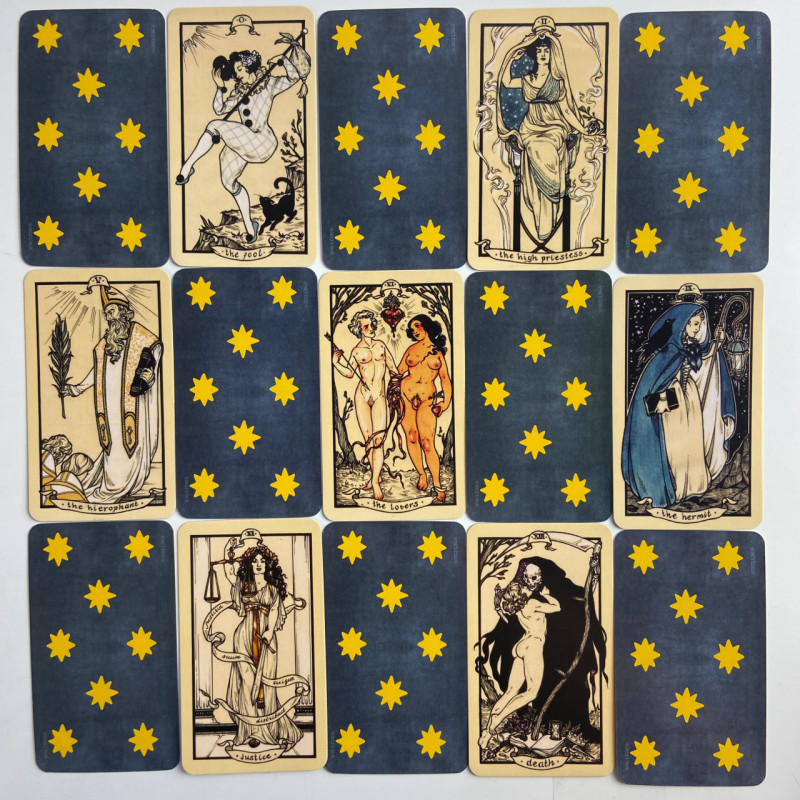 Карты Таро Фёдора Павлова Fyodor Pavlov Tarot уменьшенная колода на английском языке