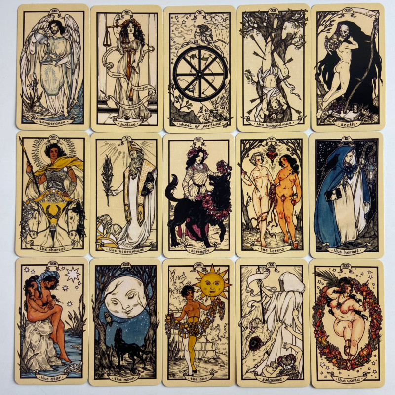 Карты Таро Фёдора Павлова Fyodor Pavlov Tarot уменьшенная колода на английском языке