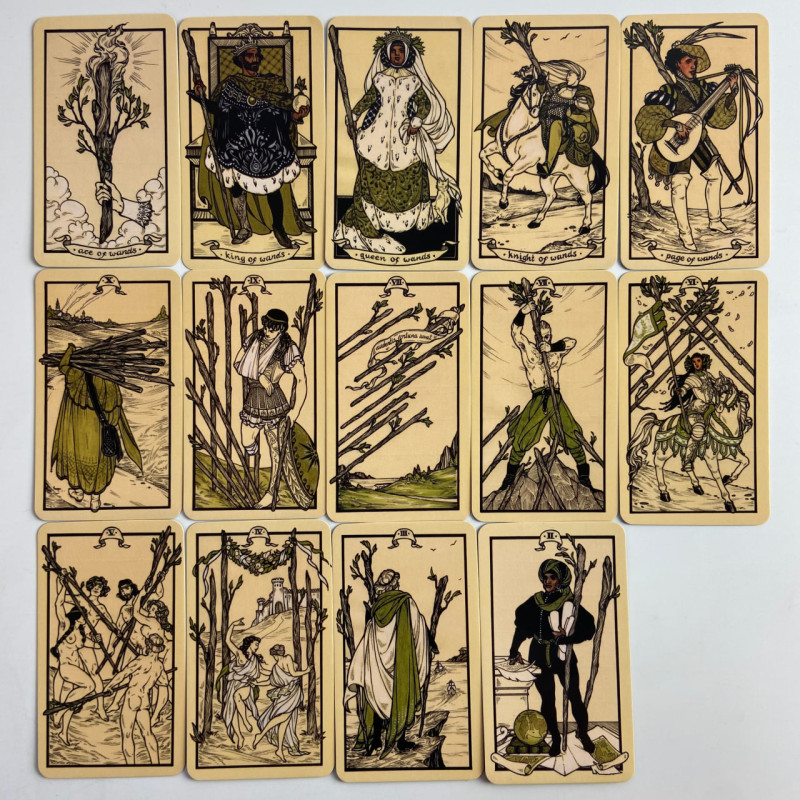 Карты Таро Фёдора Павлова Fyodor Pavlov Tarot уменьшенная колода на английском языке
