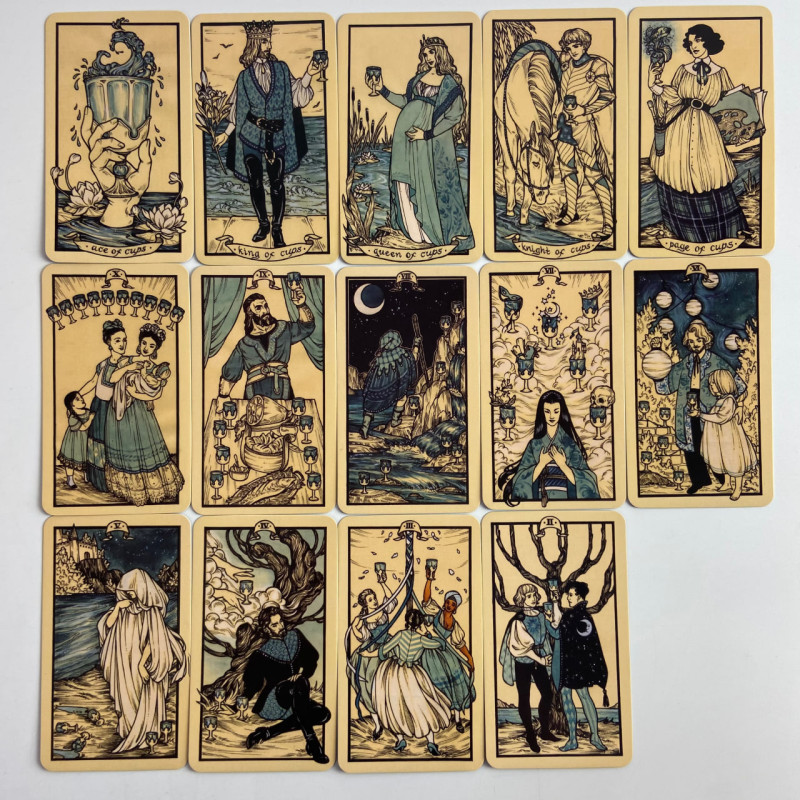 Карты Таро Фёдора Павлова Fyodor Pavlov Tarot уменьшенная колода на английском языке