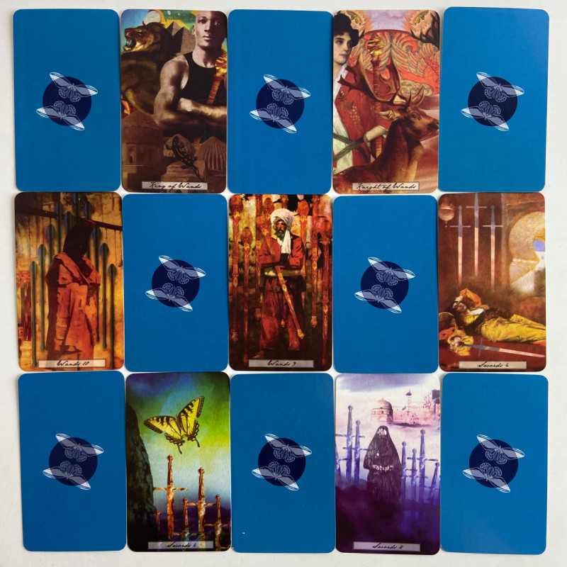 Таро-карты The Uncommon Tarot Необычное Таро, уменьшенная колода на английском языке