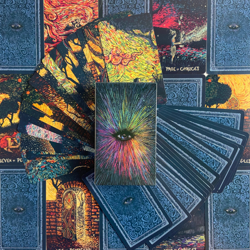 Карты Таро Prisma Vision Tarot «Призма Видения», уменьшенная колода на английском языке