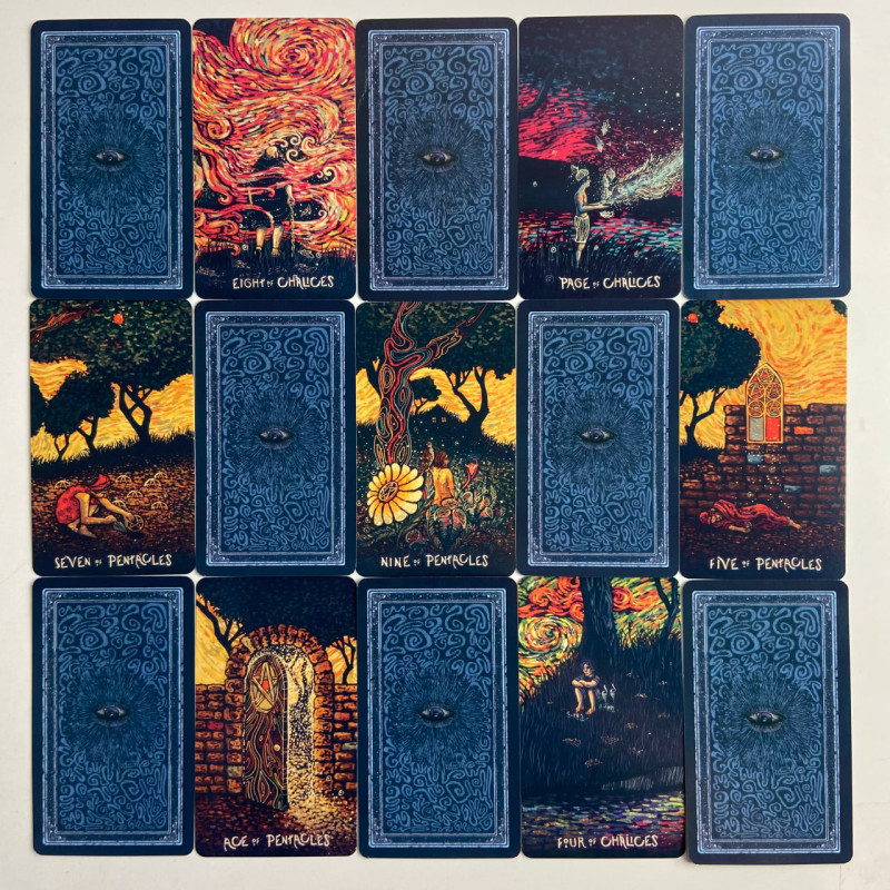 Карты Таро Prisma Vision Tarot «Призма Видения», уменьшенная колода на английском языке