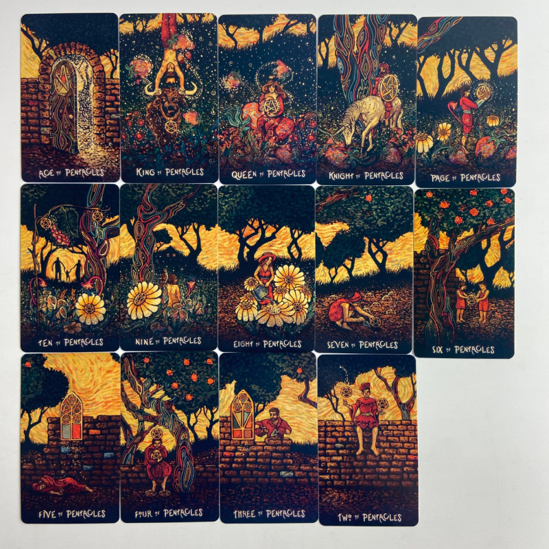Карты Таро Prisma Vision Tarot «Призма Видения», уменьшенная колода на английском языке
