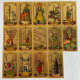 Карти Таро Rider Waite Gold Foil Tarot золоті з тисненням англійською