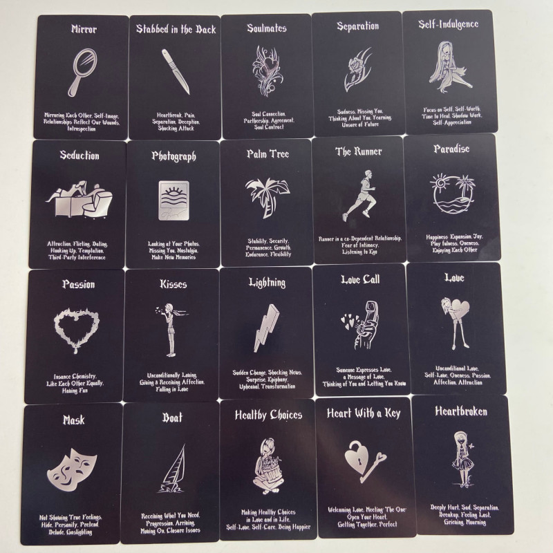 Оракульні карти Love Oracle Cards любов і стосунки англійською