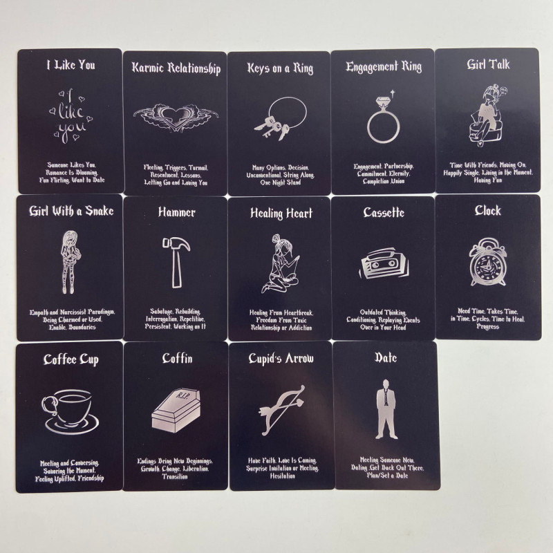 Оракульні карти Love Oracle Cards любов і стосунки англійською