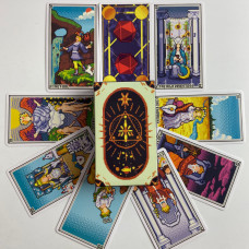 Карты Таро Pixel Tarot пиксель-арт ретро колода на английском