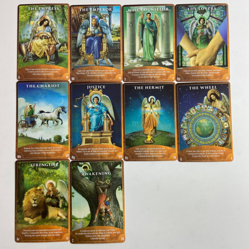 Карты Таро Angel Wisdom Tarot Рэдли Валентайна, англоязычная колода