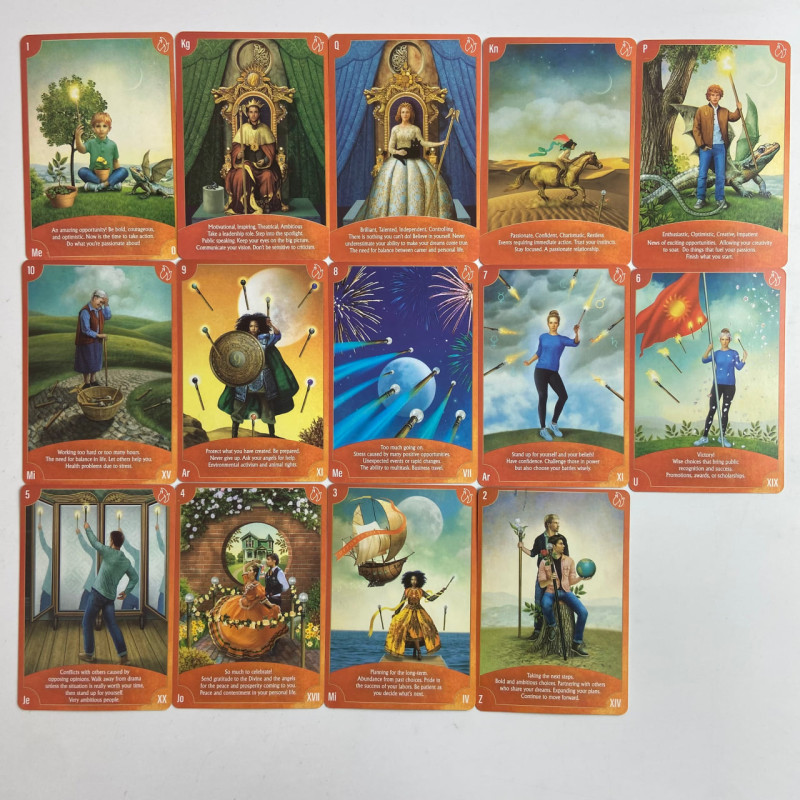 Карты Таро Angel Wisdom Tarot Рэдли Валентайна, англоязычная колода