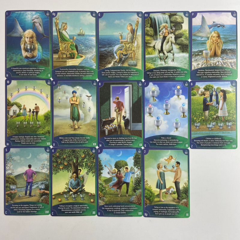 Карты Таро Angel Wisdom Tarot Рэдли Валентайна, англоязычная колода