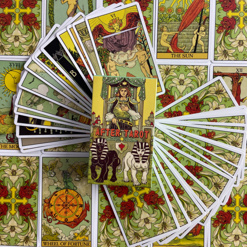 Карты Таро After Tarot «Последствий», уменьшенная колода таро на английском языке