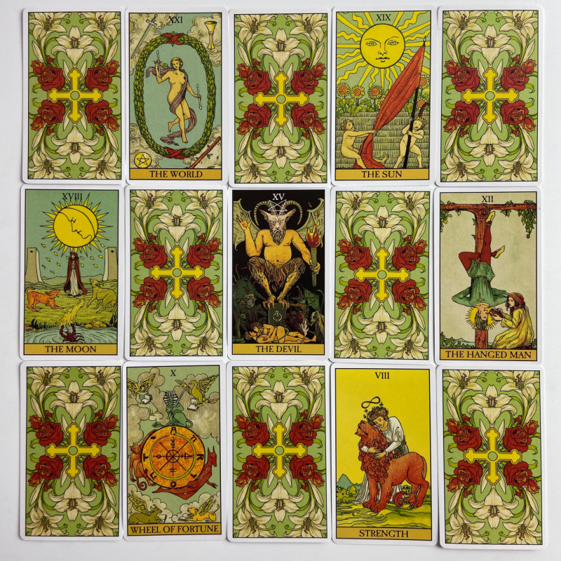Карты Таро After Tarot «Последствий», уменьшенная колода таро на английском языке
