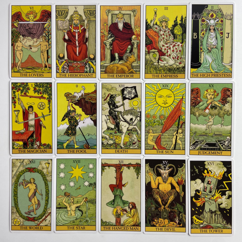 Карты Таро After Tarot «Последствий», уменьшенная колода таро на английском языке