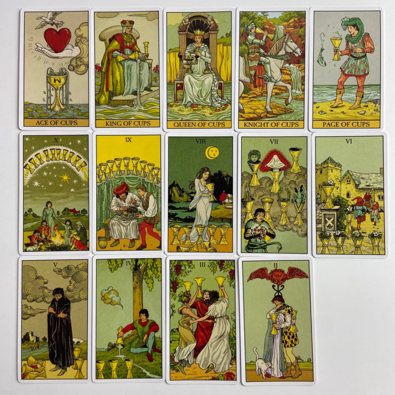 Карты Таро After Tarot «Последствий», уменьшенная колода таро на английском языке