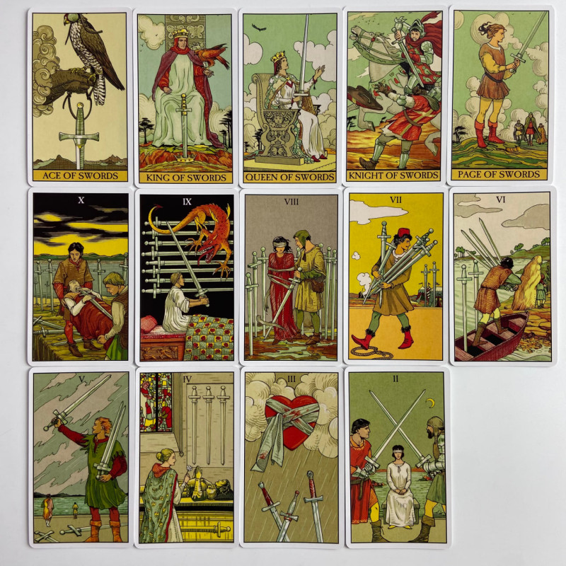 Карты Таро After Tarot «Последствий», уменьшенная колода таро на английском языке