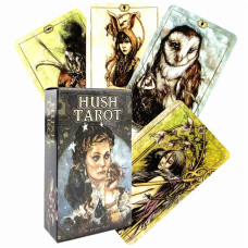 Карты Таро Hush Tarot (Таро Тишины) с иллюстрациями животных и людей в стиле XIX века
