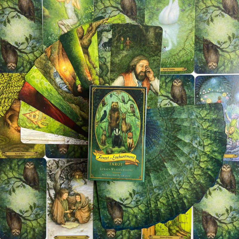 Карти Таро Forest of Enchantment Tarot Зачарований ліс міні колода