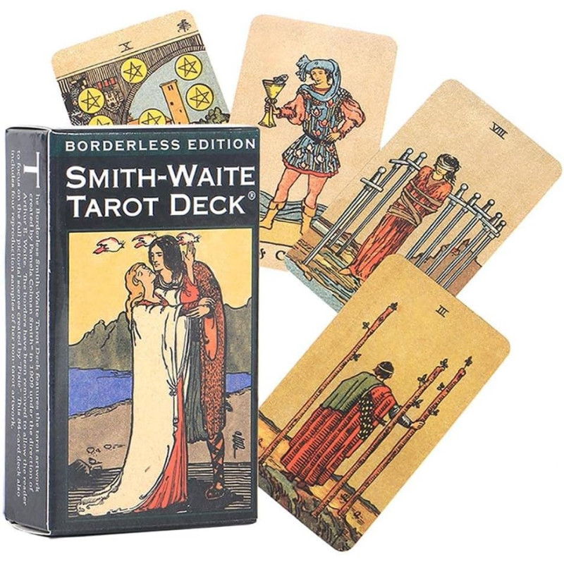 Карти Таро Сміта-Уейта безрамкові Smith-Waite Tarot Deck Borderless зменшені