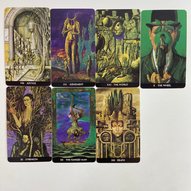 Карти Таро Surrealist Tarot Сюрреалістичне таро зменшена колода англійською
