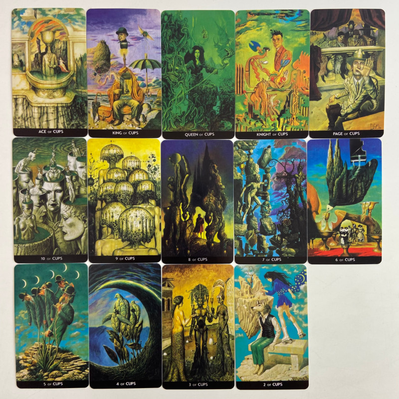 Карти Таро Surrealist Tarot Сюрреалістичне таро зменшена колода англійською